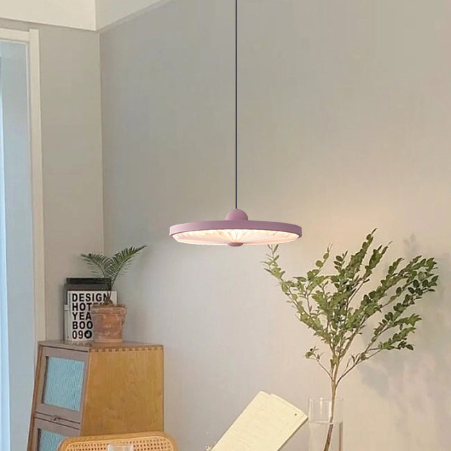 Lustre LED rond en forme d&