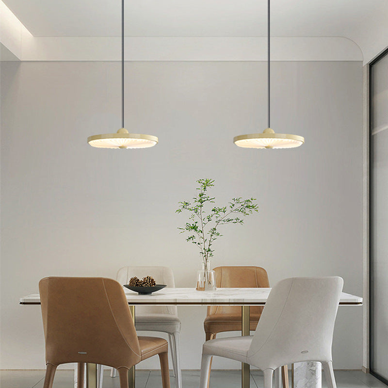 Lustre LED rond en forme d&
