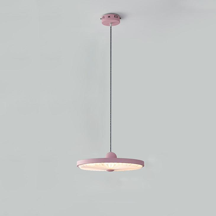 Lustre LED rond en forme d&