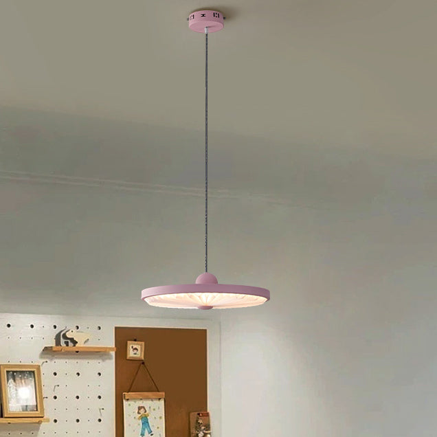 Lustre LED rond en forme d&