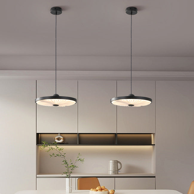 Lustre LED rond en forme d&