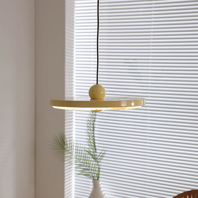 Lustre LED rond en forme d&