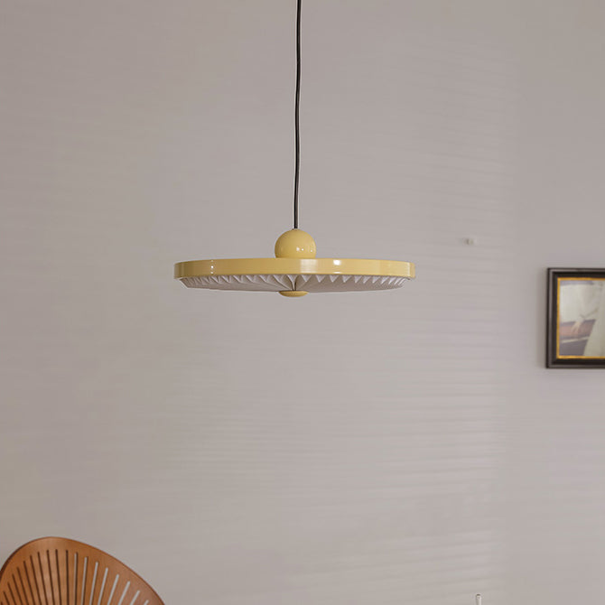 Lustre LED rond en forme d&
