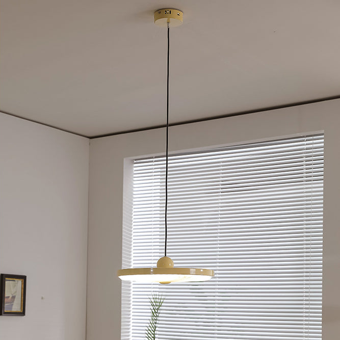 Lustre LED rond en forme d&