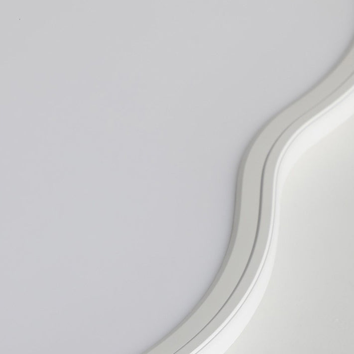 Plafonnier LED en forme de nuage en fer ABS minimaliste moderne pour chambre 