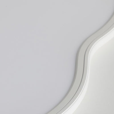 Moderne minimalistische Deckenleuchte aus ABS-Eisen in Wolkenform mit LED für das Schlafzimmer 