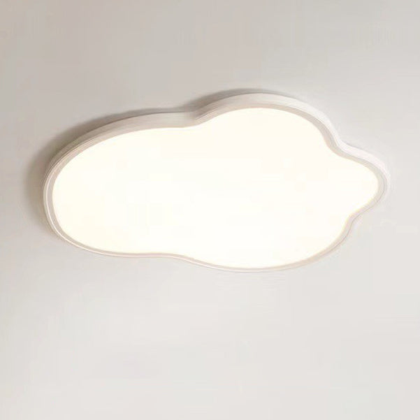Plafonnier LED en forme de nuage en fer ABS minimaliste moderne pour chambre 