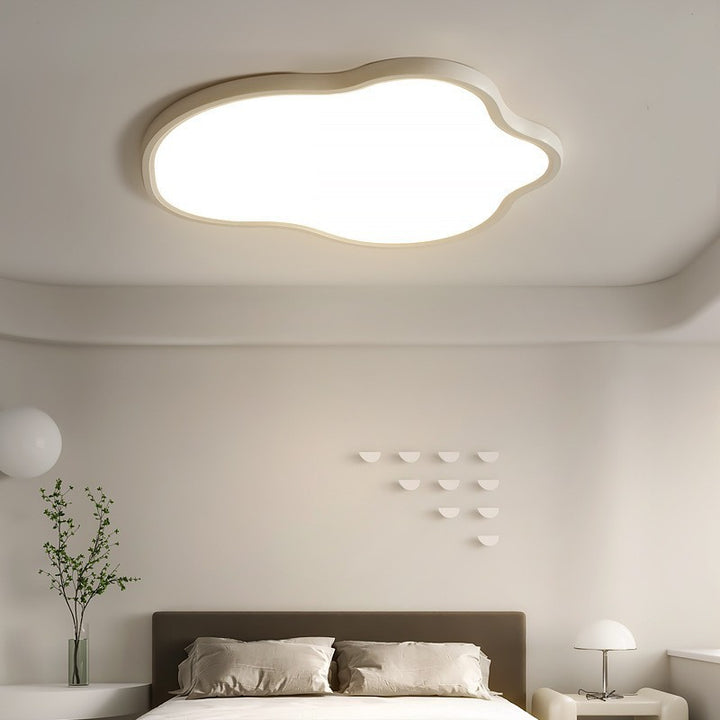 Plafonnier LED en forme de nuage en fer ABS minimaliste moderne pour chambre 