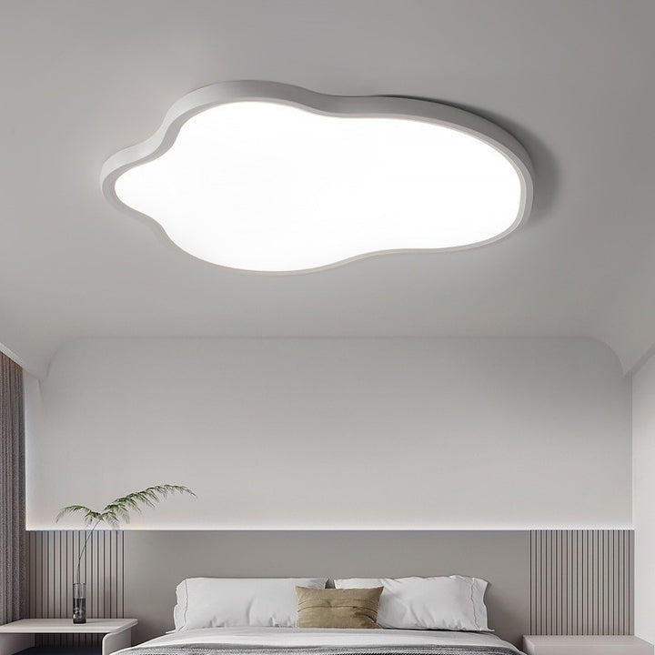 Plafonnier LED en forme de nuage en fer ABS minimaliste moderne pour chambre 