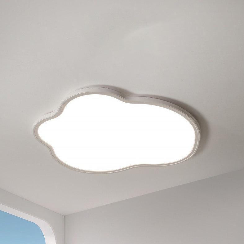 Plafonnier LED en forme de nuage en fer ABS minimaliste moderne pour chambre 