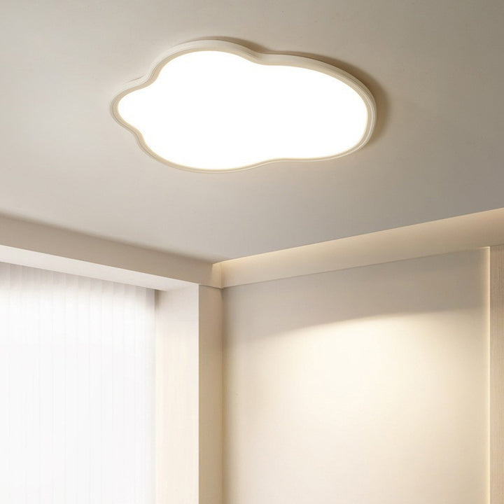Plafonnier LED en forme de nuage en fer ABS minimaliste moderne pour chambre 