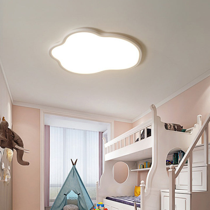 Plafonnier LED en forme de nuage en fer ABS minimaliste moderne pour chambre 