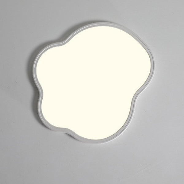 Plafonnier LED en forme de nuage en fer ABS minimaliste moderne pour chambre 