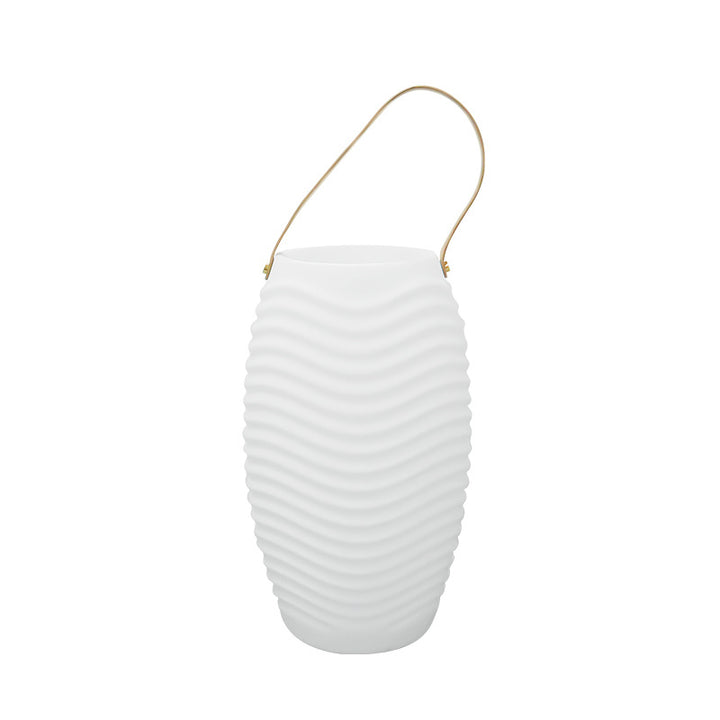 Contemporary Creative PE Barrel-Shaped LED Outdoor Light With Speaker For Outdoor