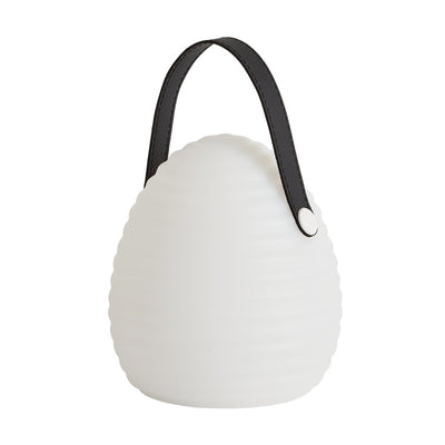 Lumière extérieure LED ronde portable en ABS PE créative contemporaine avec poignée pour patio extérieur 
