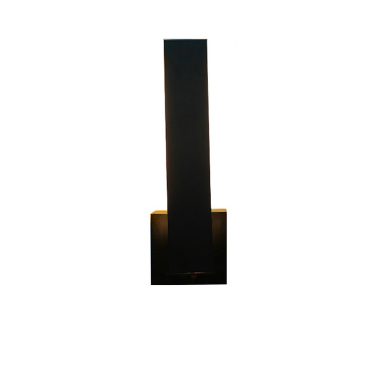 Moderne minimalistische rechteckige wasserdichte LED-Wandleuchte aus Aluminium, Eisen und PVC für den Außenbereich 