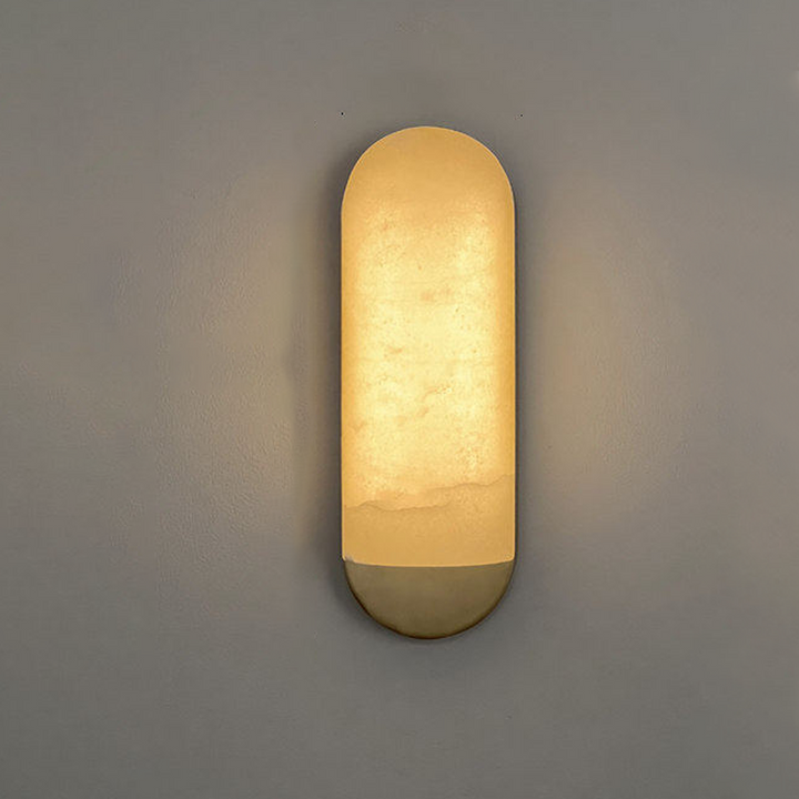 Contemporary Scandinavian Iron Curved Half Round Square LED Wall Sconce Lamp For Living Room
