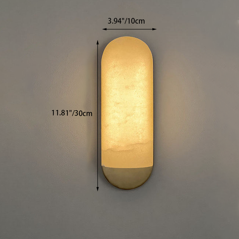 Contemporary Scandinavian Iron Curved Half Round Square LED Wall Sconce Lamp For Living Room