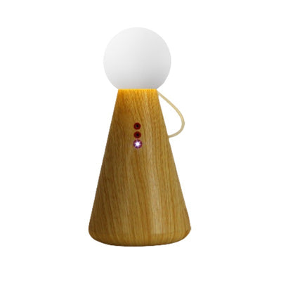 Lampe de table LED en forme de figurine en silicone plastique rechargeable créative contemporaine pour veilleuse de chevet 