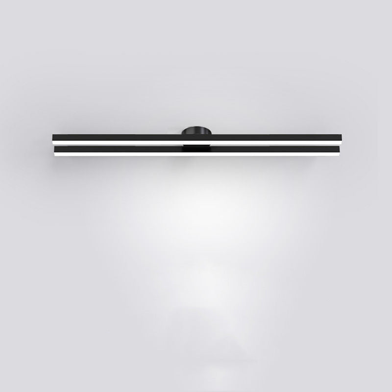 Moderne minimalistische Deckenleuchte aus Eisen, Aluminium und Acryl mit geometrischen Linien und LED für den Flur 