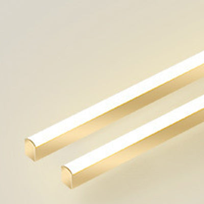 Moderne minimalistische Deckenleuchte aus Eisen, Aluminium und Acryl mit geometrischen Linien und LED für den Flur 