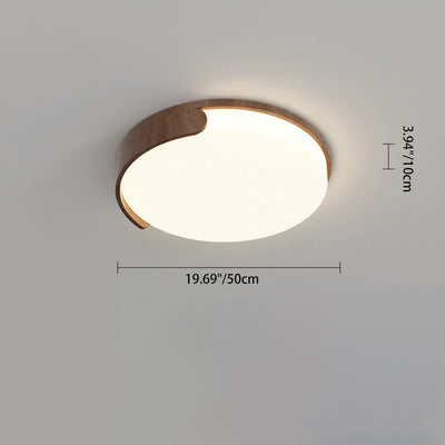 Modern Mid-century Iron & Acrylic Cloud-Inspired LED Flush Mount Ceiling Light For Living Room & Bedroom