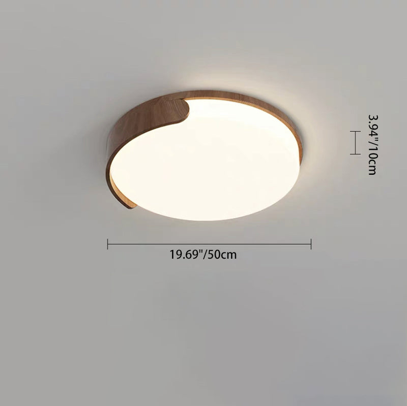 Modern Mid-century Iron & Acrylic Cloud-Inspired LED Flush Mount Ceiling Light For Living Room & Bedroom