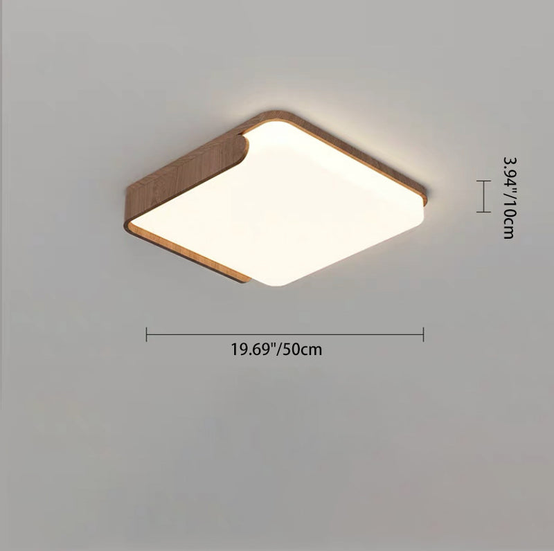 Modern Mid-century Iron & Acrylic Cloud-Inspired LED Flush Mount Ceiling Light For Living Room & Bedroom