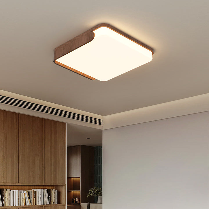 Luz de techo LED empotrada inspirada en nubes de hierro y acrílico de mediados de siglo moderno para sala de estar y dormitorio 