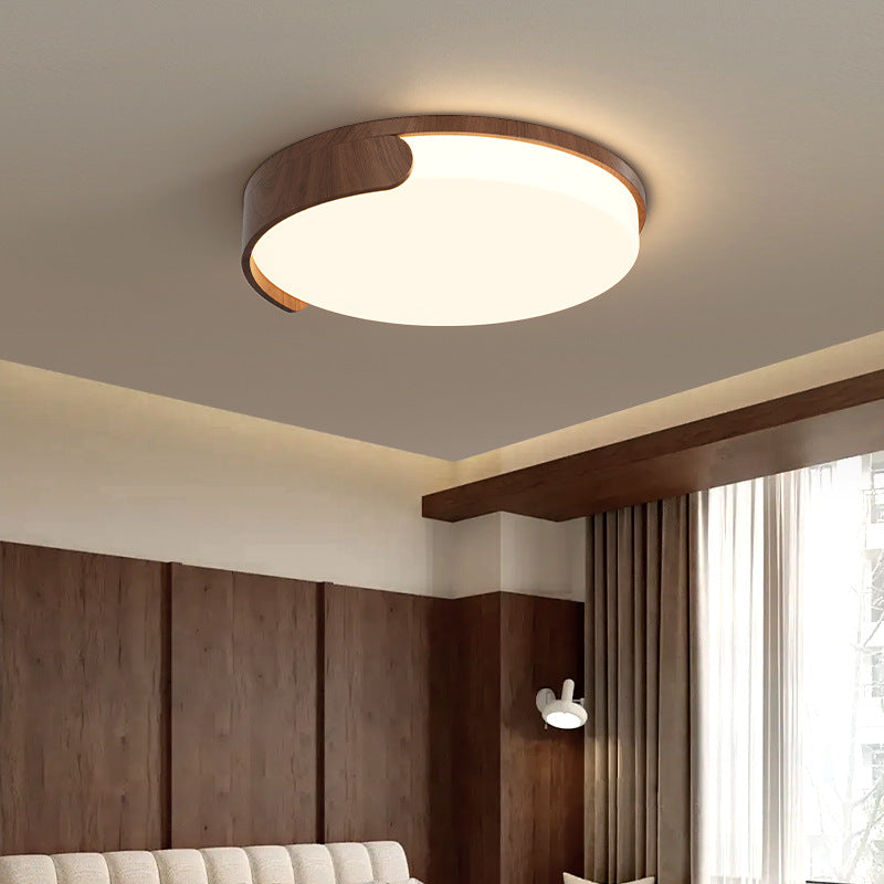 Modern Mid-century Iron & Acrylic Cloud-Inspired LED Flush Mount Ceiling Light For Living Room & Bedroom