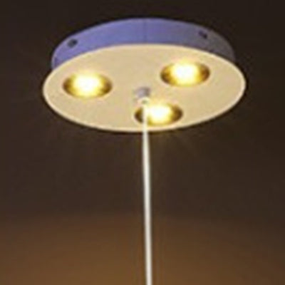 Contemporary Nordic Iron Cloud Starry LED Chandelier For Dining Room Decor