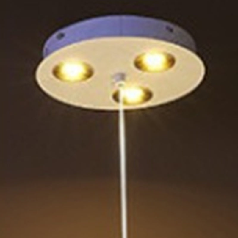 Contemporary Nordic Iron Cloud Starry LED Chandelier For Dining Room Decor
