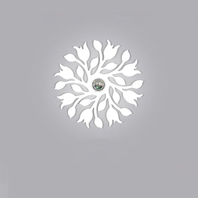 Contemporary Creative Iron Deer Butterfly Snowflake 1-Light Wall Sconce Lamp For Bedroom Bedside And Living Room