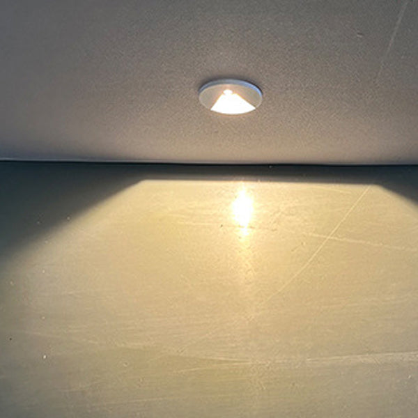 مصباح حائط LED دائري غائر من الألومنيوم بأسلوب حديث وبسيط للممرات 