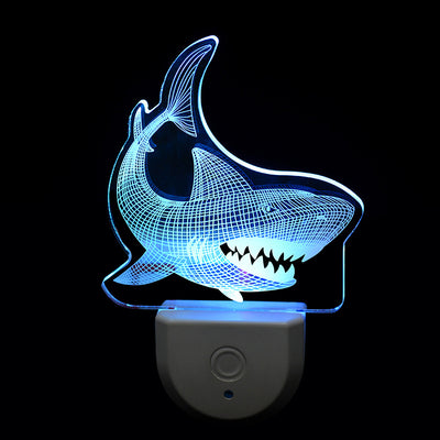 Contemporary Creative Acrylic Christmas Tree Cartoon Pattern LED Wall Sconce Lamp Night Light For Bedroom