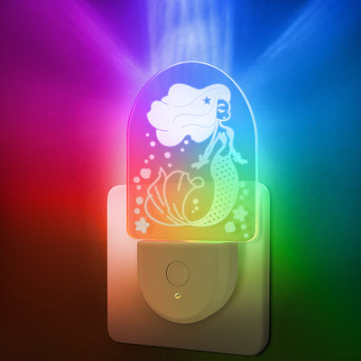 Contemporary Creative Acrylic Christmas Tree Cartoon Pattern LED Wall Sconce Lamp Night Light For Bedroom
