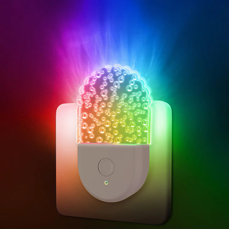 Contemporary Creative Acrylic Christmas Tree Cartoon Pattern LED Wall Sconce Lamp Night Light For Bedroom
