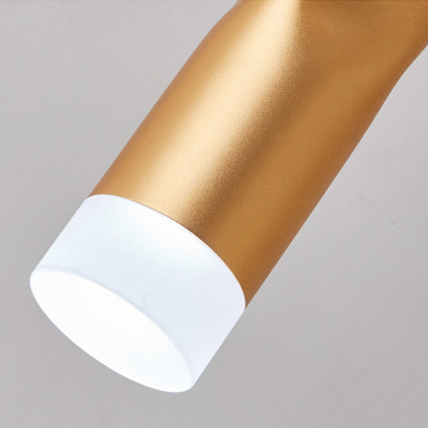 Lumière suspendue à LED en spirale en aluminium et cristal créatif contemporain avec lumière diffuse pour salle à manger et chevet 