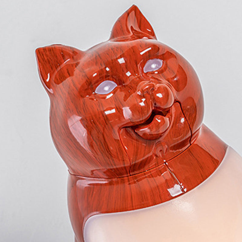 Contemporary Creative Rechargeable ABS & PC Lucky Cat LED Wall Sconce Lamp Night Light For Bedroom & Hallway