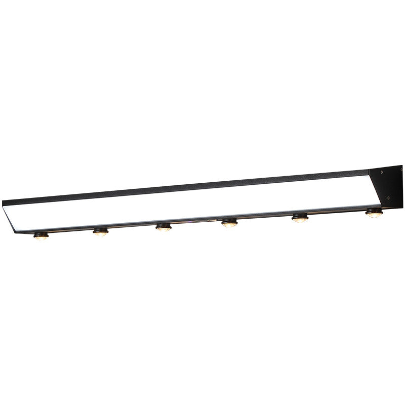 Applique murale LED rectangulaire en acrylique, aluminium et acier inoxydable avec capteur de mouvement solaire étanche minimaliste moderne pour patio extérieur 