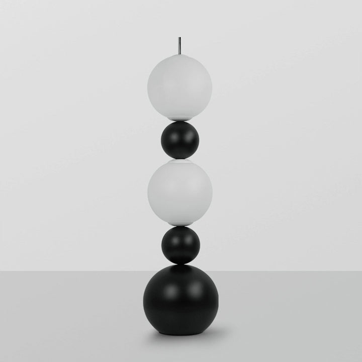 Lámpara de pie LED de hierro y acrílico en forma de calabaza estilo Art Deco moderno para sala de estar y dormitorio 