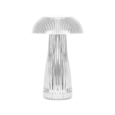 Lampe de table LED sans fil en acrylique rechargeable créative contemporaine avec méduse pour chambre à coucher 