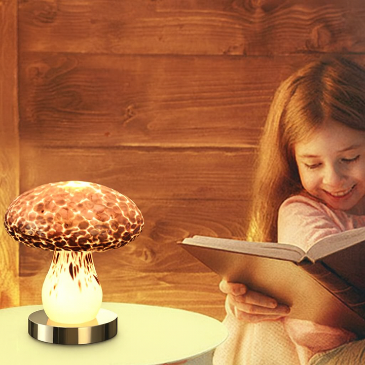 Lampe de table LED rechargeable en verre et bois de style Art déco moderne, lumière de nuit pour chambre à coucher 
