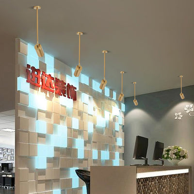 Contemporary Nordic Iron Cylindrical LED Pendant Light Track Lighting Spotlight For Dining Room