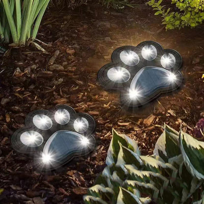Lumière LED extérieure en forme de patte de chat étanche en PP et PS créative contemporaine pour éclairage paysager de jardin et patio extérieur 