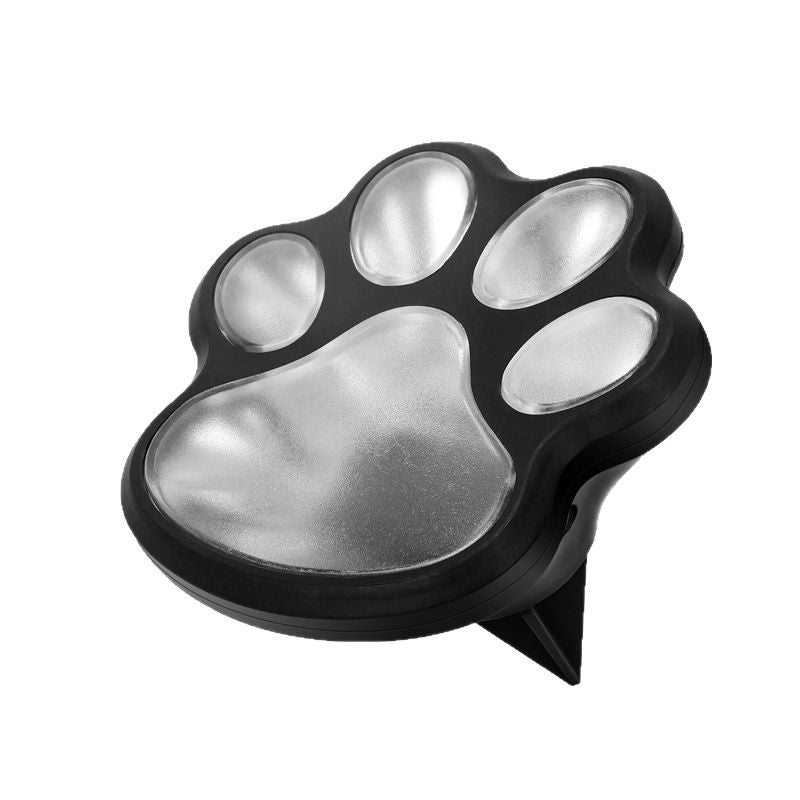 Contemporary Creative Solar Waterproof PP &amp; PS Cat Paw LED Outdoor Light Landscape Lighting For Garden &amp; Outdoor Patio