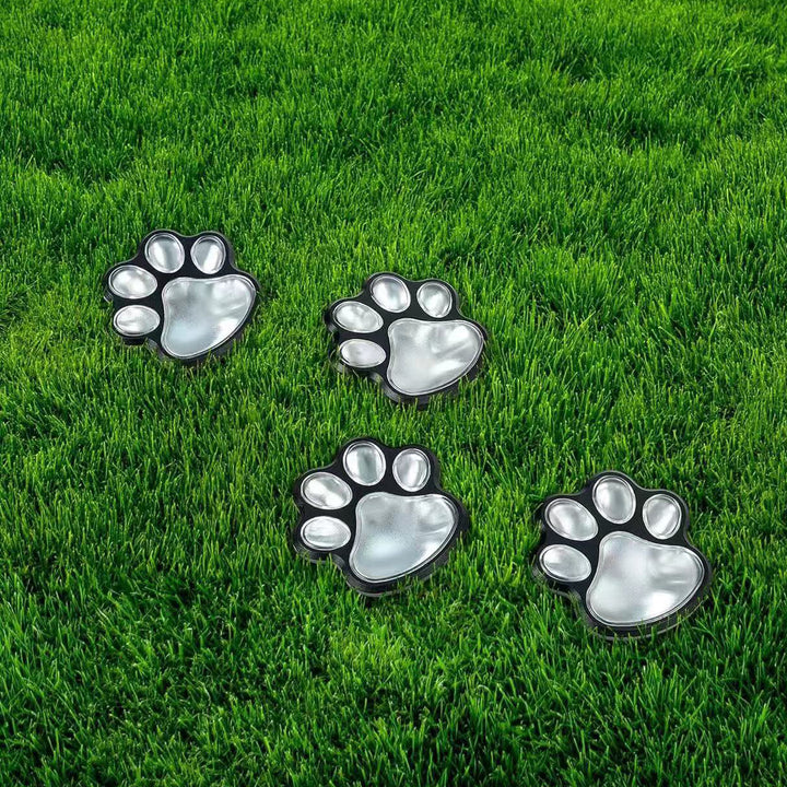 Contemporary Creative Solar Waterproof PP &amp; PS Cat Paw LED Outdoor Light Landscape Lighting For Garden &amp; Outdoor Patio
