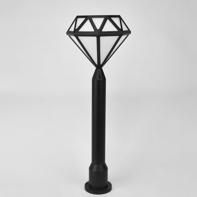 الإضاءة الخارجية الحديثة المبتكرة المقاومة للماء من الألمنيوم والكمبيوتر الشخصي LED على شكل ماسة لإضاءة المناظر الطبيعية للحدائق والفناء الخارجي 