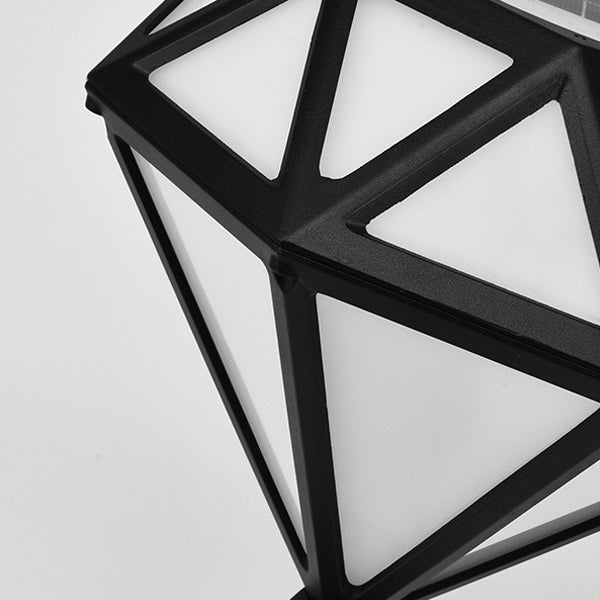 الإضاءة الخارجية الحديثة المبتكرة المقاومة للماء من الألمنيوم والكمبيوتر الشخصي LED على شكل ماسة لإضاءة المناظر الطبيعية للحدائق والفناء الخارجي 