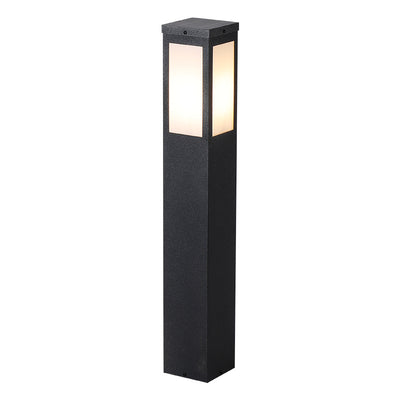 Éclairage paysager moderne minimaliste étanche en métal et PC avec 1 lumière pour le jardin et le patio extérieur 